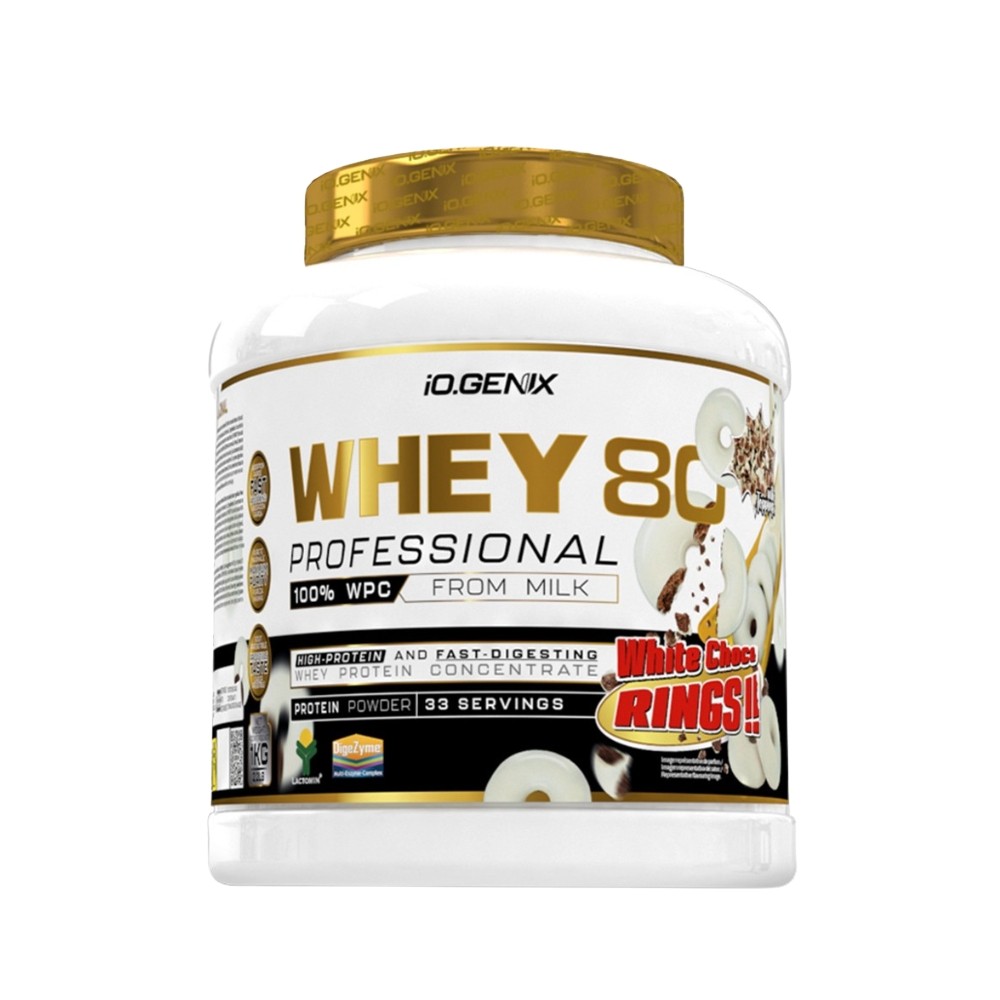 IOGENIX WHEY 80 PROTEIN PROFES. 1KG RING WHITE CHO