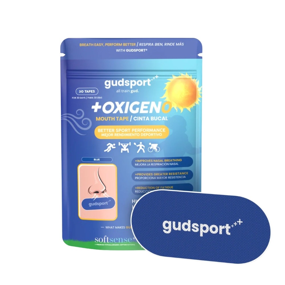 GUDSPORT +OXIGEN CINTA BUCAL 30 DIAS AZUL