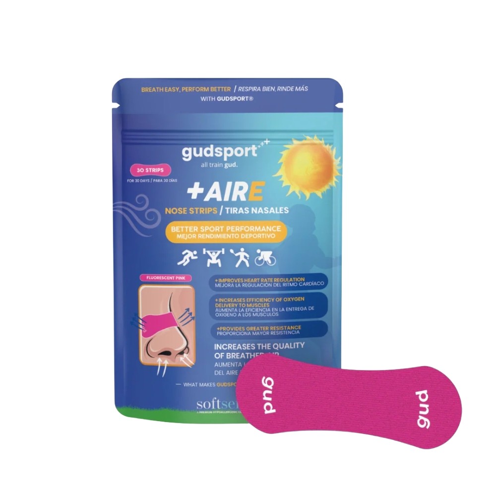 GUDSPORT+AIRE TIRAS NASALES SPORT 30 DIAS ROSA