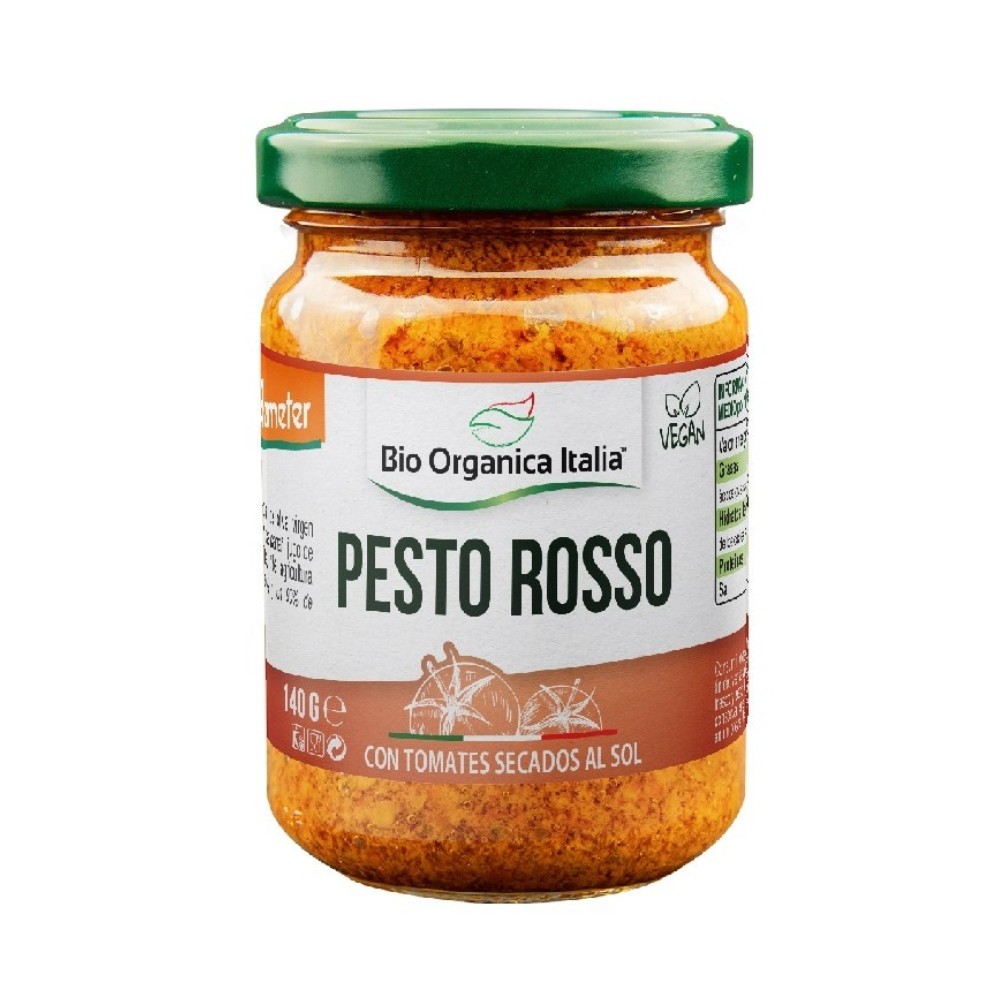 BIO ORGANICA ITALIA PESTO ROSSO VEGANO 140g