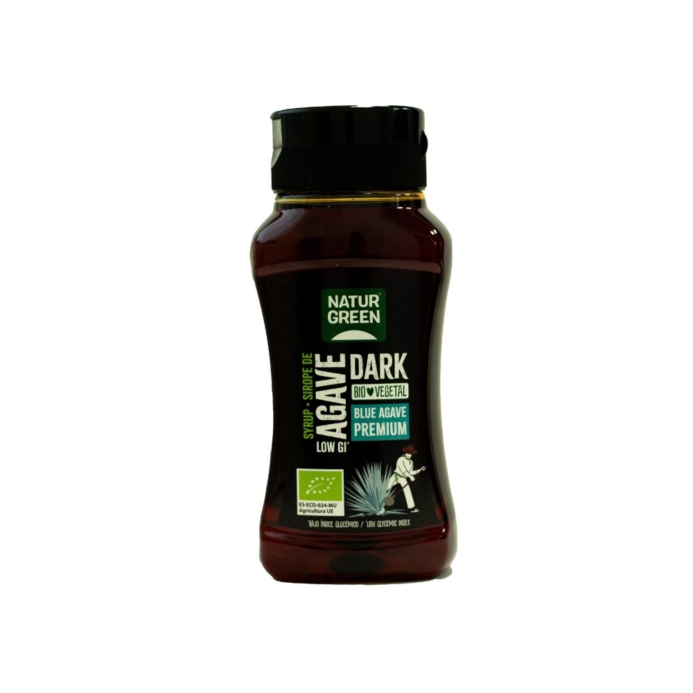 NATURGREEN SIROPE AGAVE DARK BIO. 350G