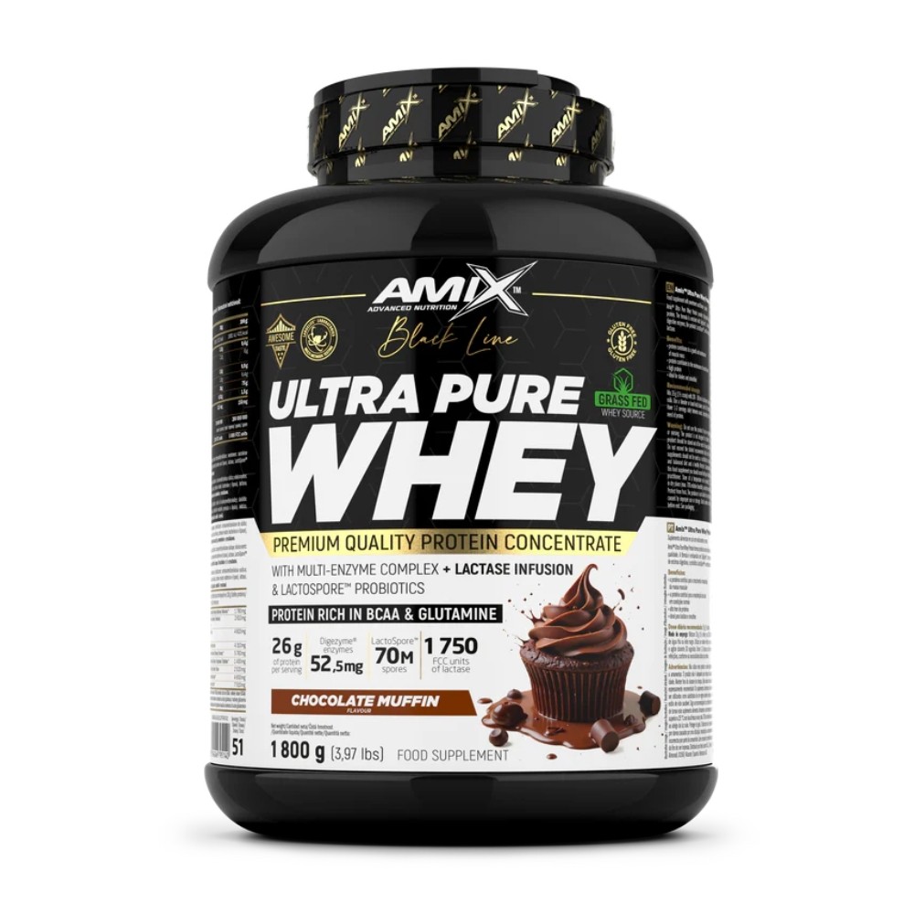 AMIX BLACK ULTRA PURE WHEY 1.8KG CHOCOLATE MUFFIN