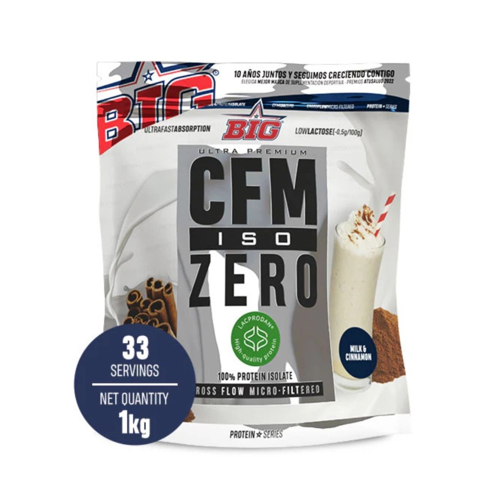 BIG CFM ISO ZERO DOYPACK 1KG LECHE CANELA