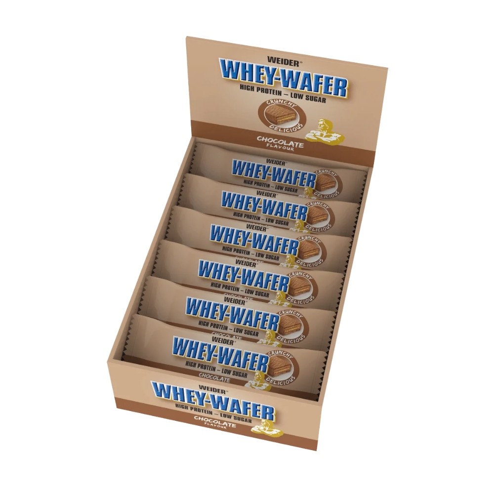 WEIDER WAFER PROTEIN BAR12X35G CHOCOLATE