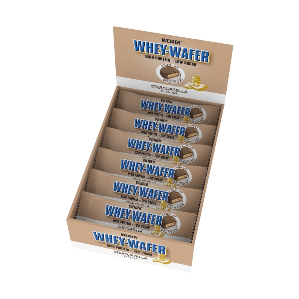 WEIDER WAFER PROTEIN BAR12X35G STRACCIATELLA