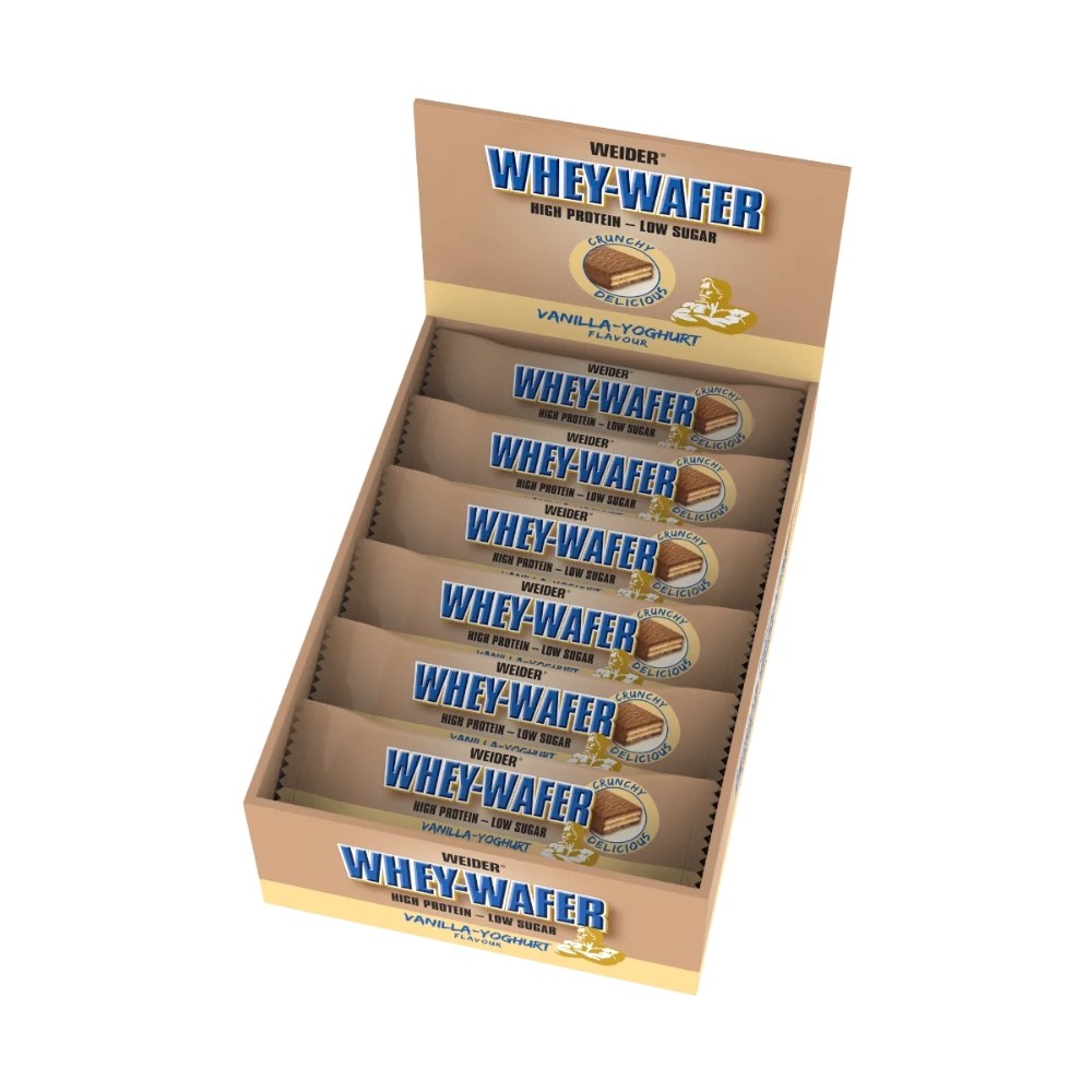 WEIDER WAFER PROTEIN BAR12X35G VAINILLA YOGURT