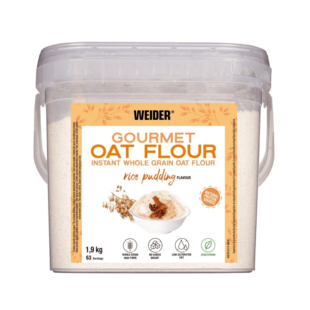 WEIDER HARINA DE AVENA OAT FLOUR 1.9KG ARROZ LECHE