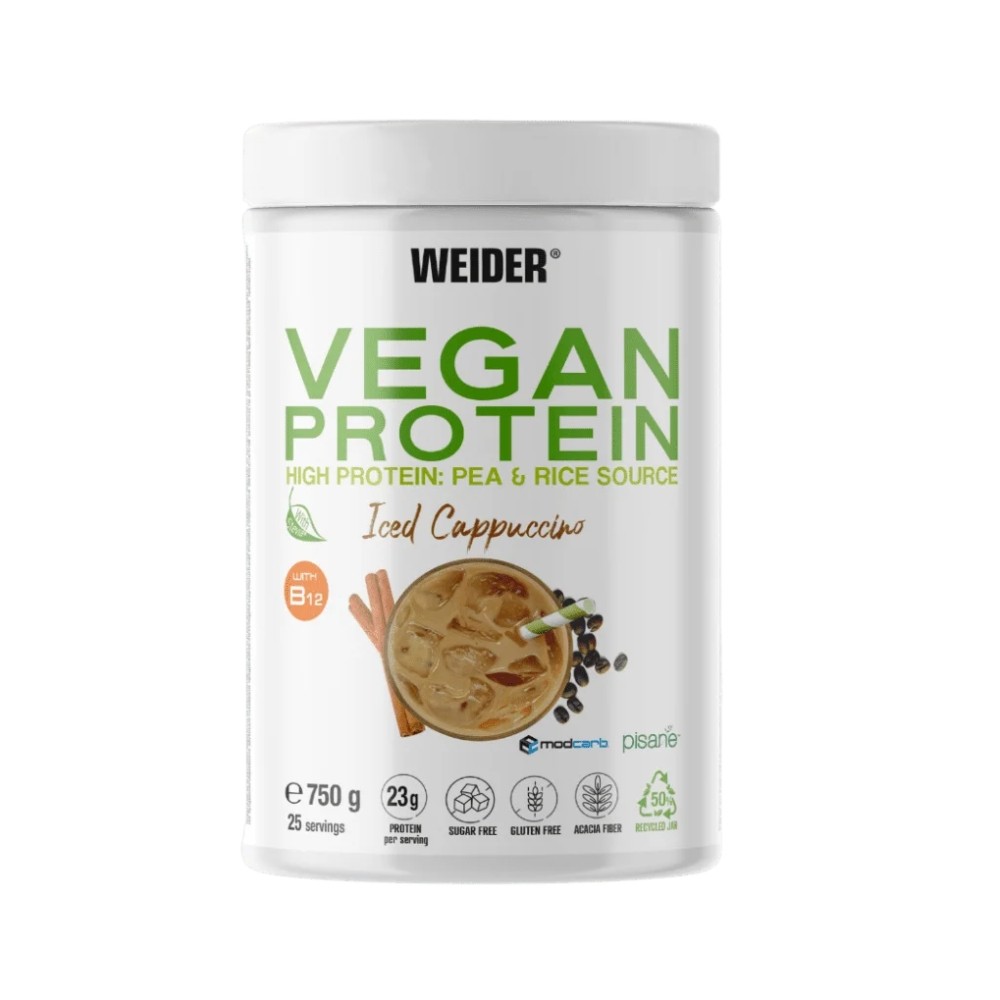 WEIDER VEGAN PROTEIN 750G CAPPUCCINO
