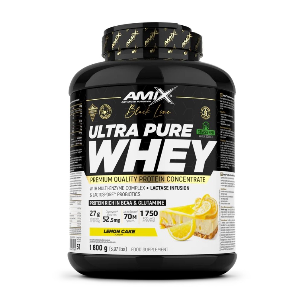 AMIX BLACK ULTRA PURE WHEY 1.8KG LEMON CAKE