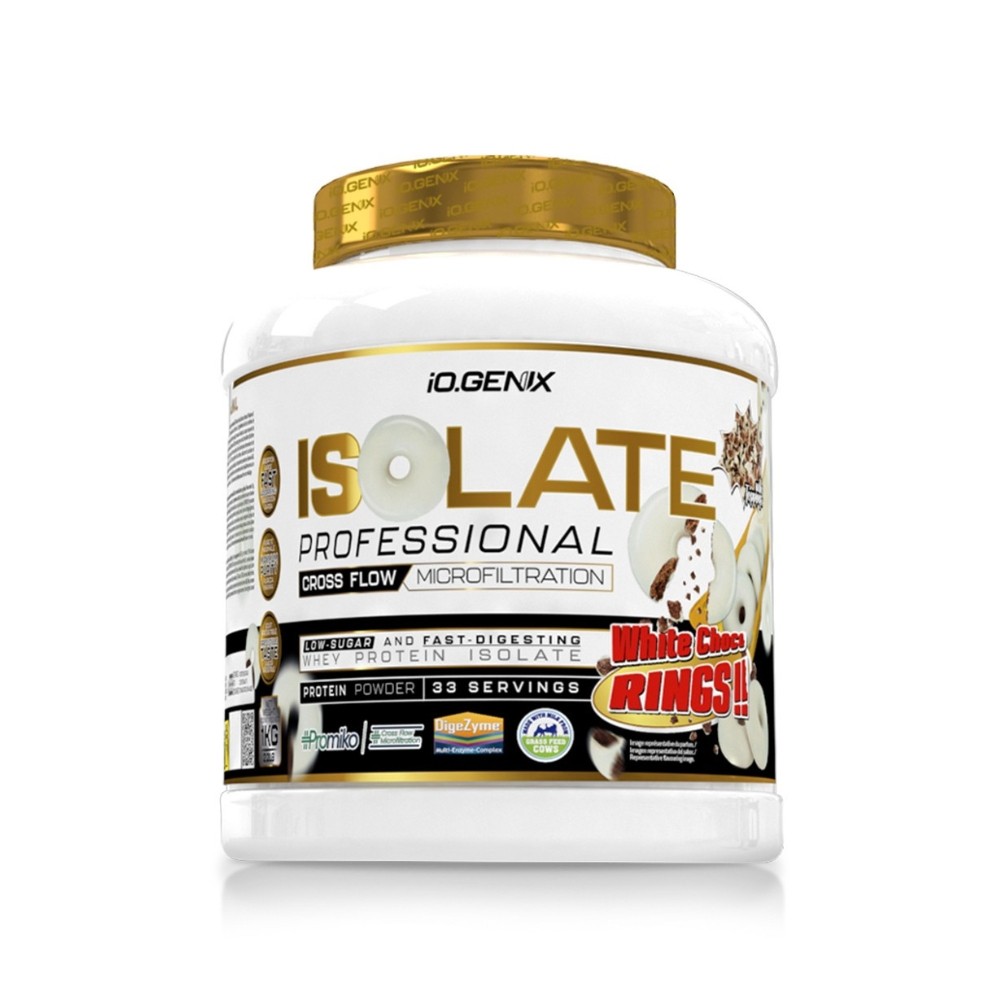IOGENIX ISOLATE PROTEIN PROFES. 1KG WHITE CHO RING