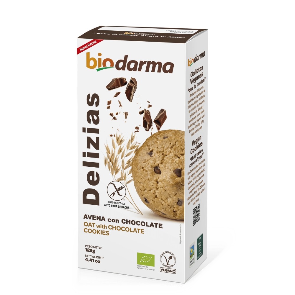 BIODARMA DELIZIAS AVENA CON CHOCOLATE 125GR