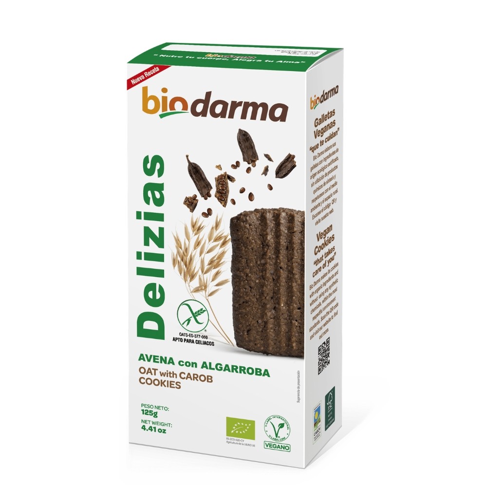 BIODARMA DELIZIAS AVENA CON ALGARROBA125GR