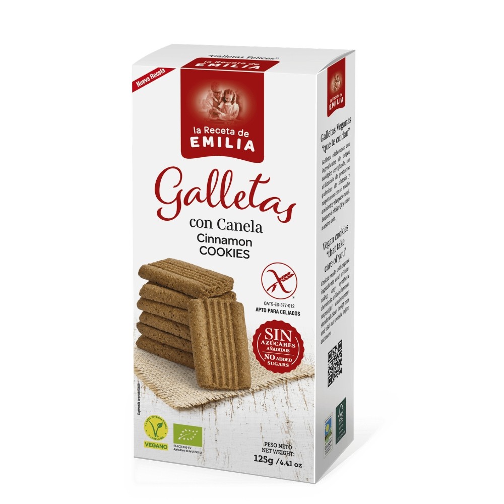 RECETA EMILIA GALLETA CON CANELA 125GR S/A