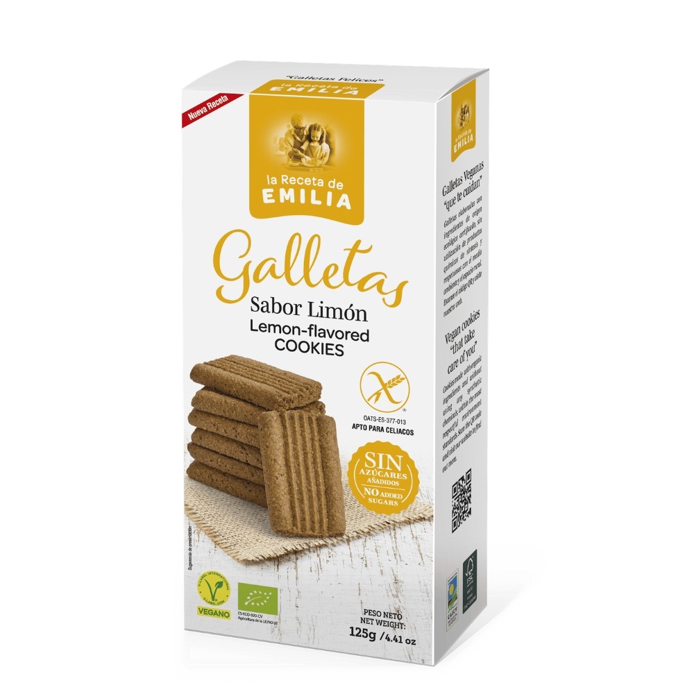 RECETA EMILIA GALLETA LIMÓN 125GR S/A