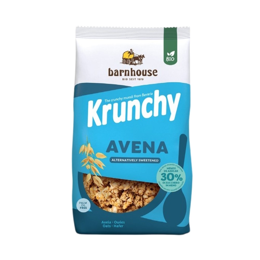 BARNHOUSE MUESLI KRUNCHY AVENA MENOS AZ. 625G