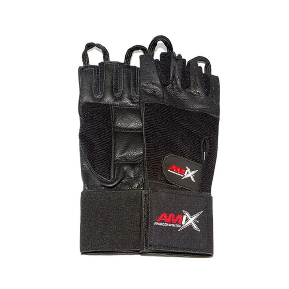 AMIX GUANTES MUÑEQUERA COLOR NEGRO TALLA - XL