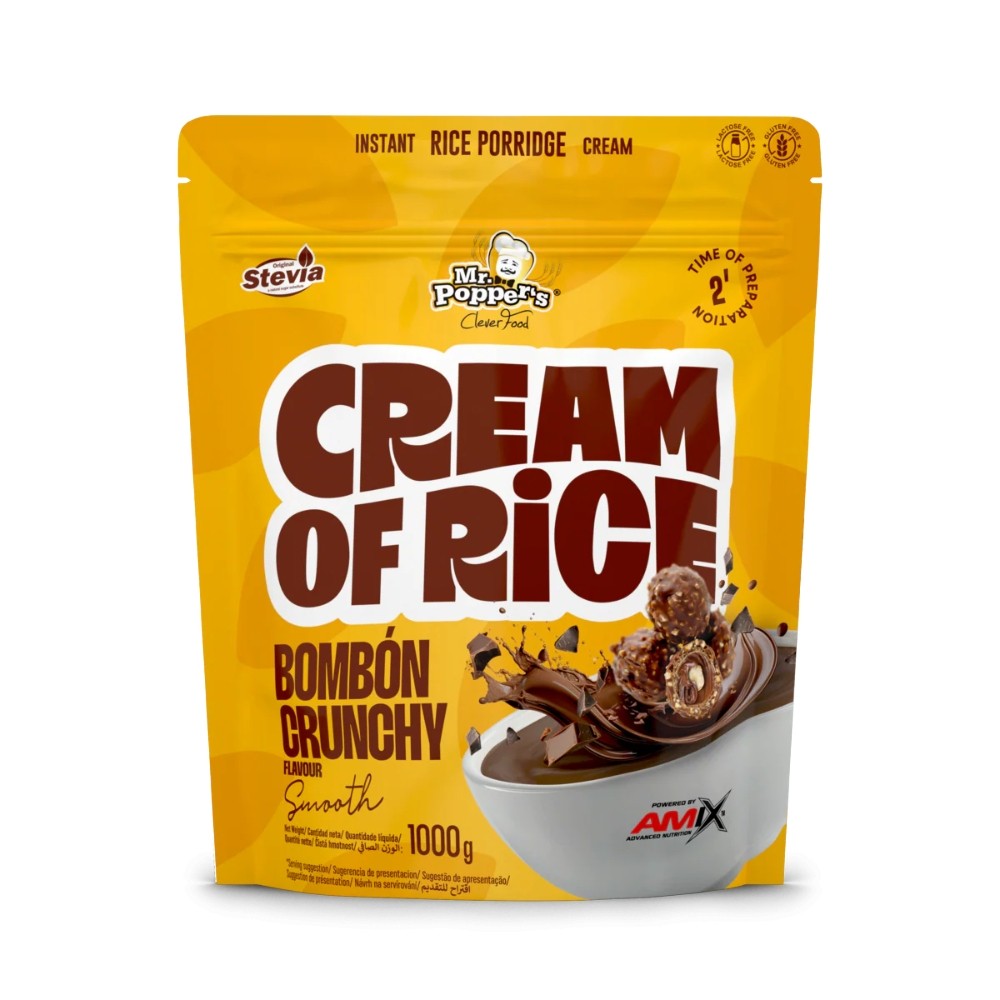 AMIX MR.POPPER CREAM OF RICE 1KG BOMBÓN CRUNCHY