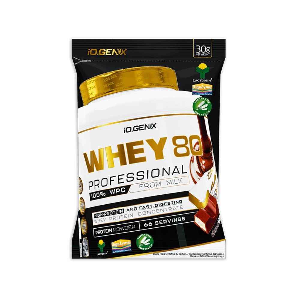IOGENIX UNIDOSIS WHEY 80 PROTEIN 30G CHOCO MILK