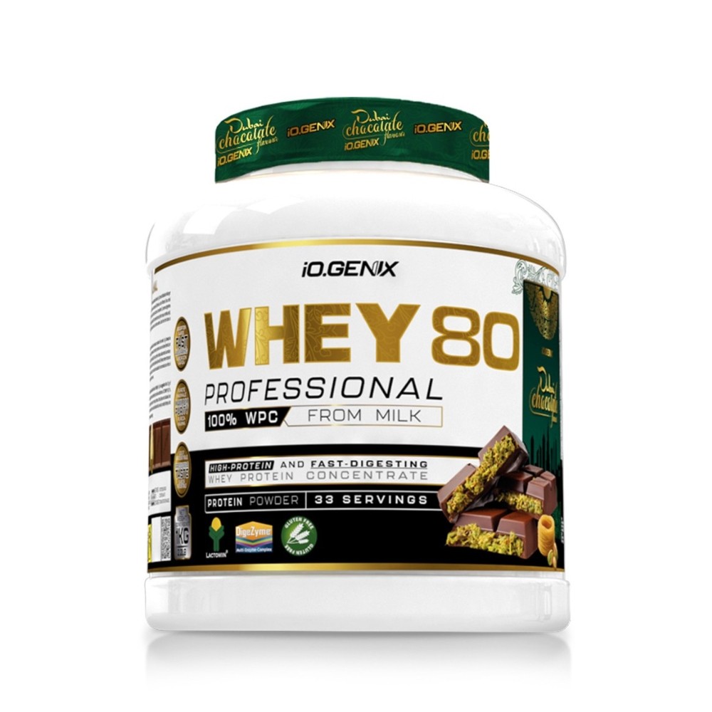 IOGENIX WHEY 80 PROTEIN PROFES. 1KG CHOCO DUBAI