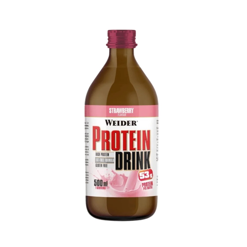 WEIDER BEBIDA MILSHAKE PROTEIN CRISTAL 500ML FRESA