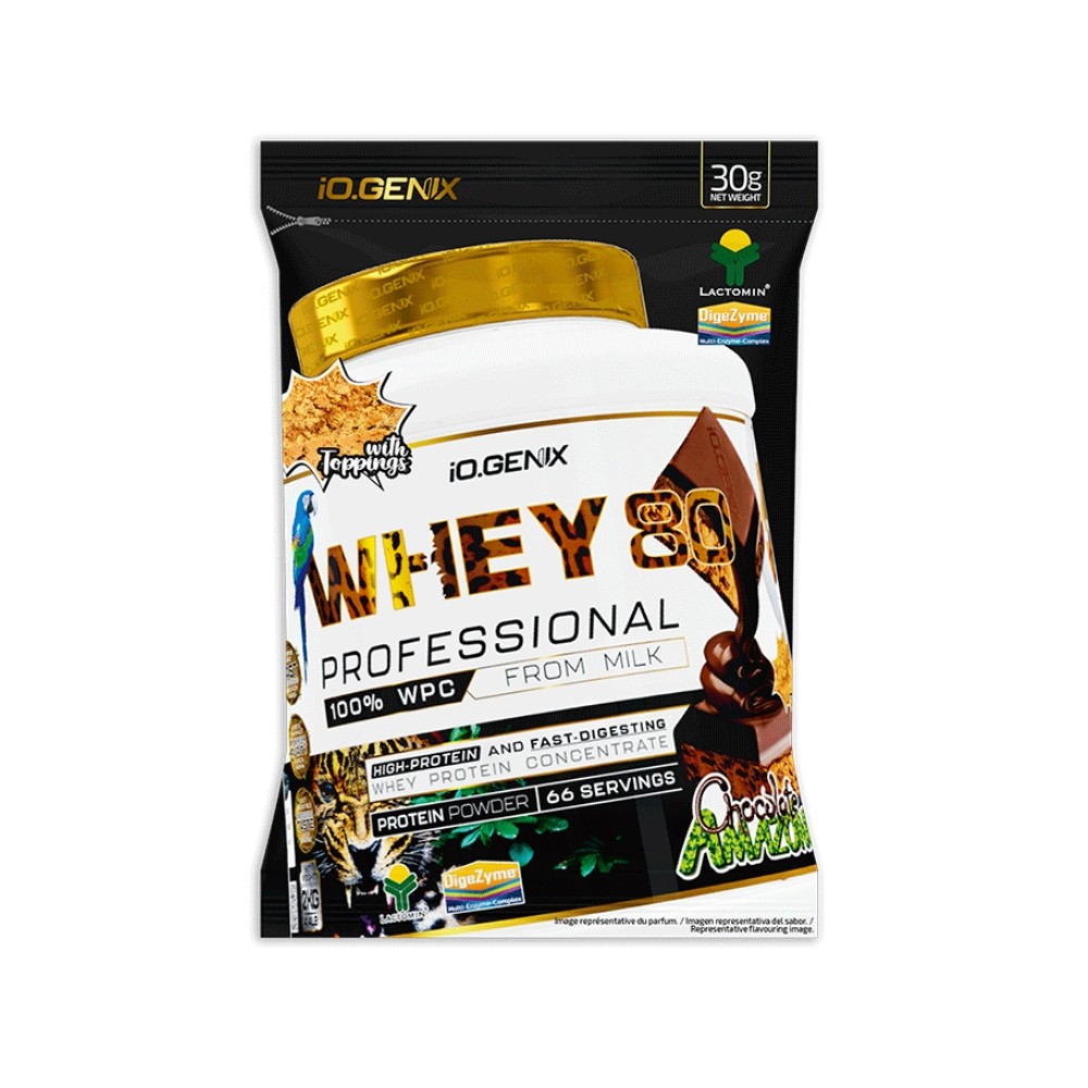 IOGENIX UNIDOSIS WHEY 80 PROTEIN 30G CHOCO AMAZONI