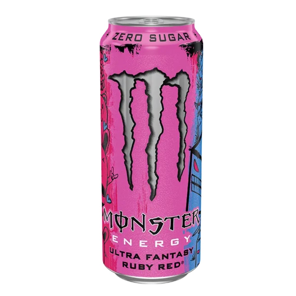 MONSTER ENERGY 500ML ULTRA RUBY RED