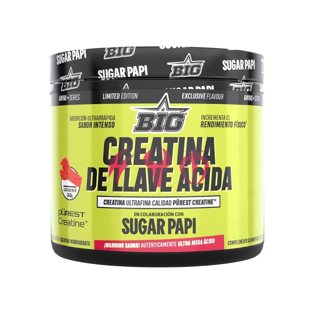 BIG CREABIG® CREATINE PUREST 340G LLAVE ÁCIDA