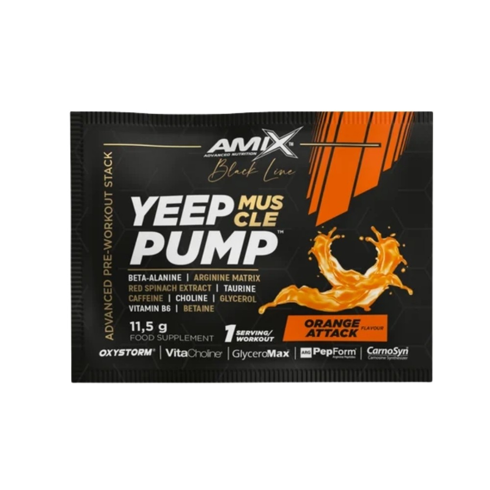 AMIX UNIDOSIS BLACK YEEP PUMP CAFF 11.5G NARANJA