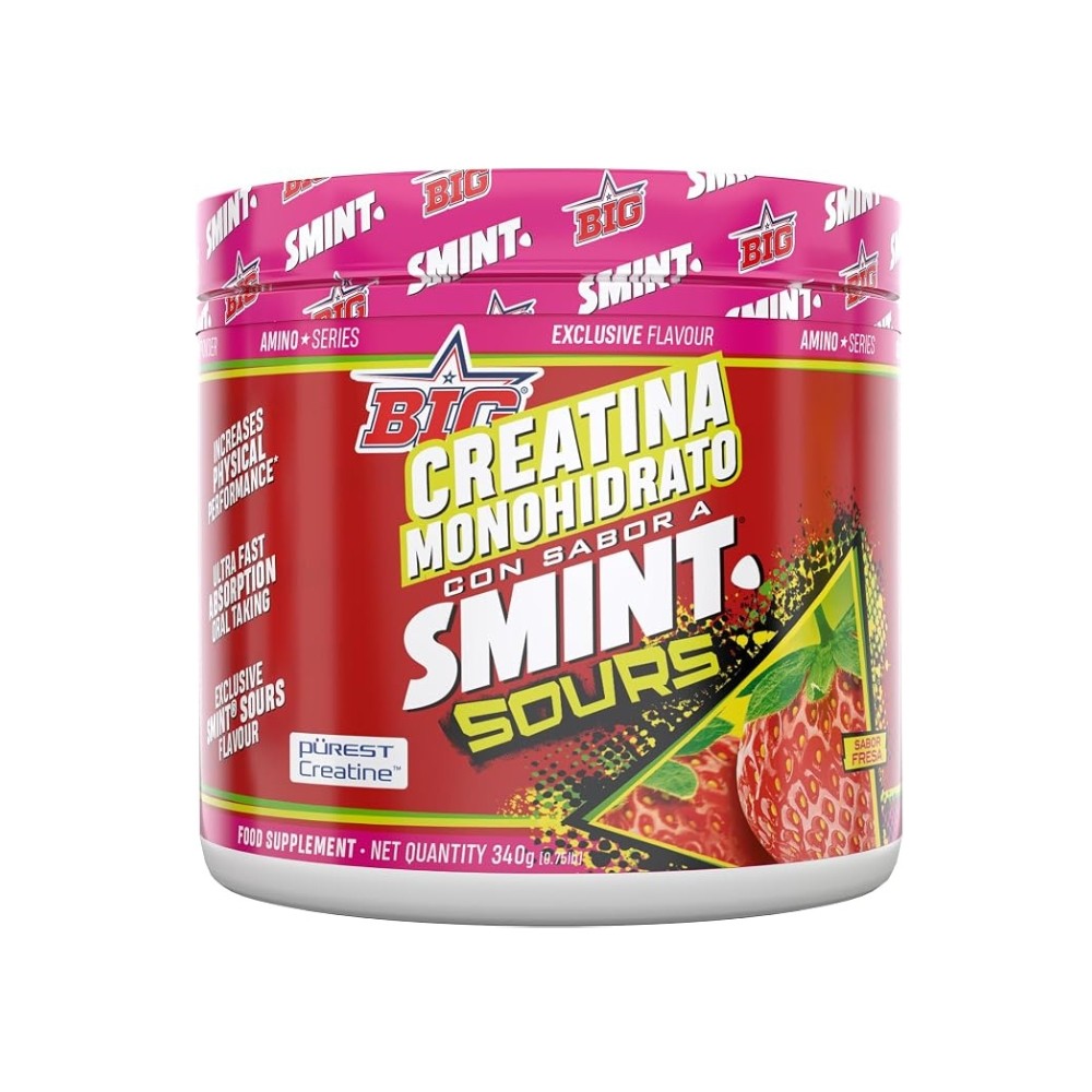 BIG CREABIG® CREATINE PUREST 340G SMINT FRESA