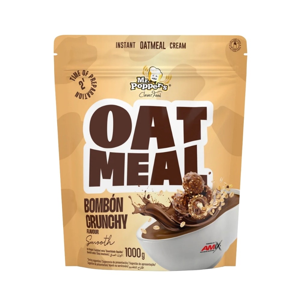 AMIX MR.POPPER OATMEAL AVENA 1KG BOMBON CRUJIENTE