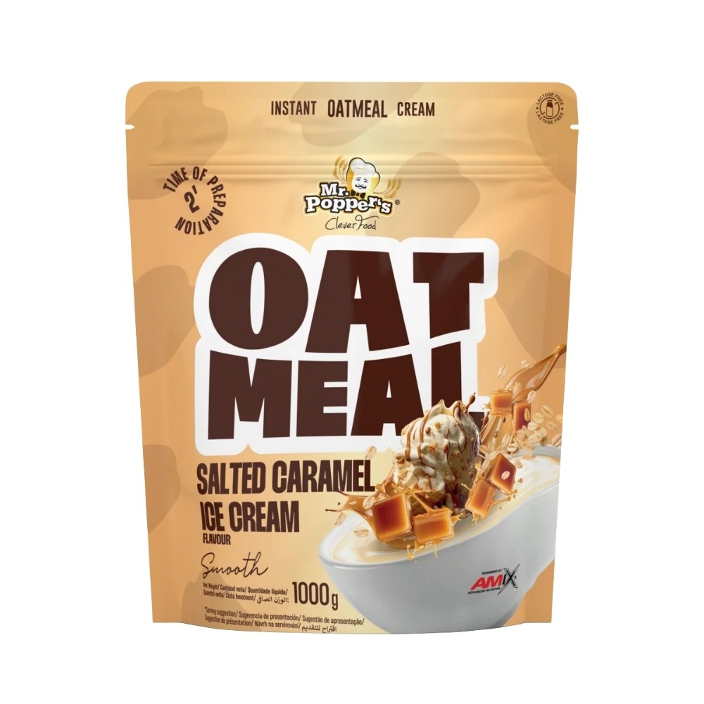 AMIX MR.POPPER OATMEAL AVENA 1KG CARAMELO SALADO