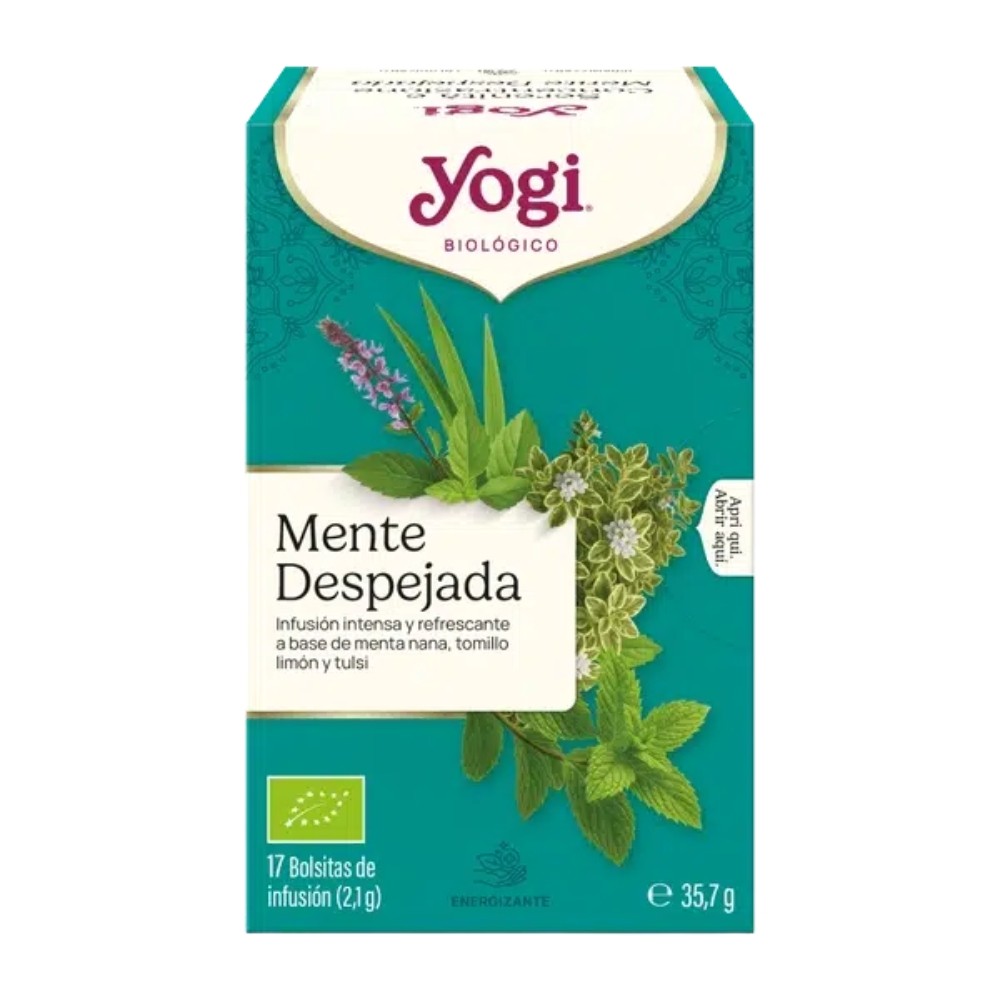 YOGI TEA MENTE DESPEJADA BOLSAS 17X34.0GR.