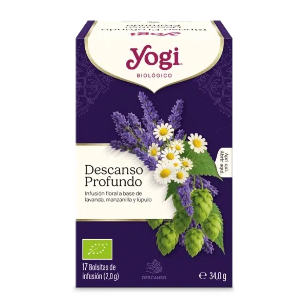 YOGI TEA DESCANSO PROFUNDO BOLSAS 17X34.0GR.