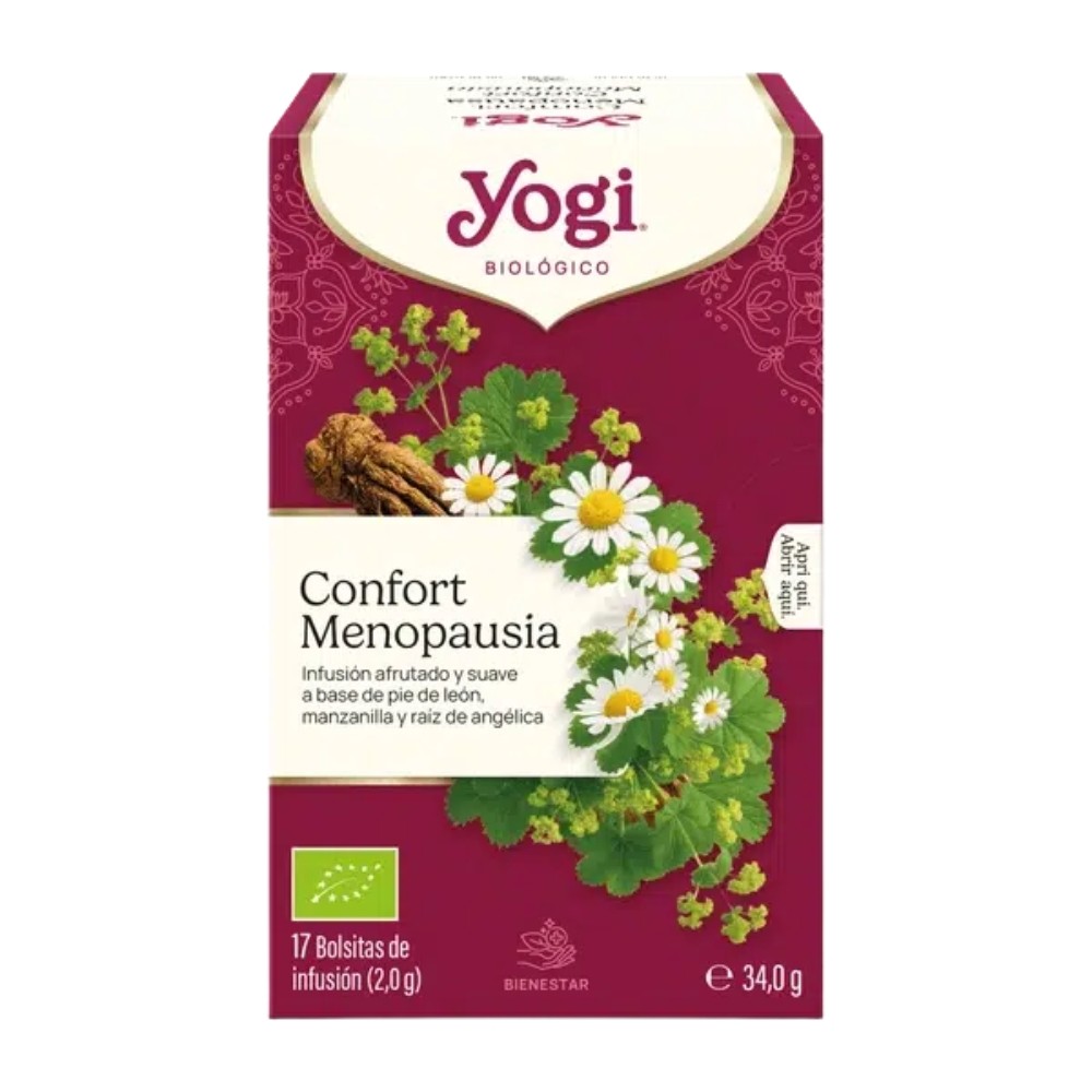 YOGI TEA CONFORT MENOPAUSIA BOLSAS 17X34.0GR.