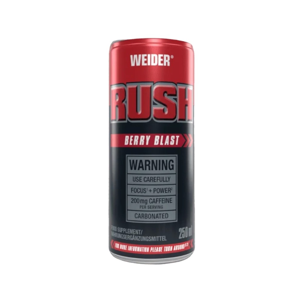 WEIDER BEBIDA PRE ENTRENO RUSH 250ML BERRY