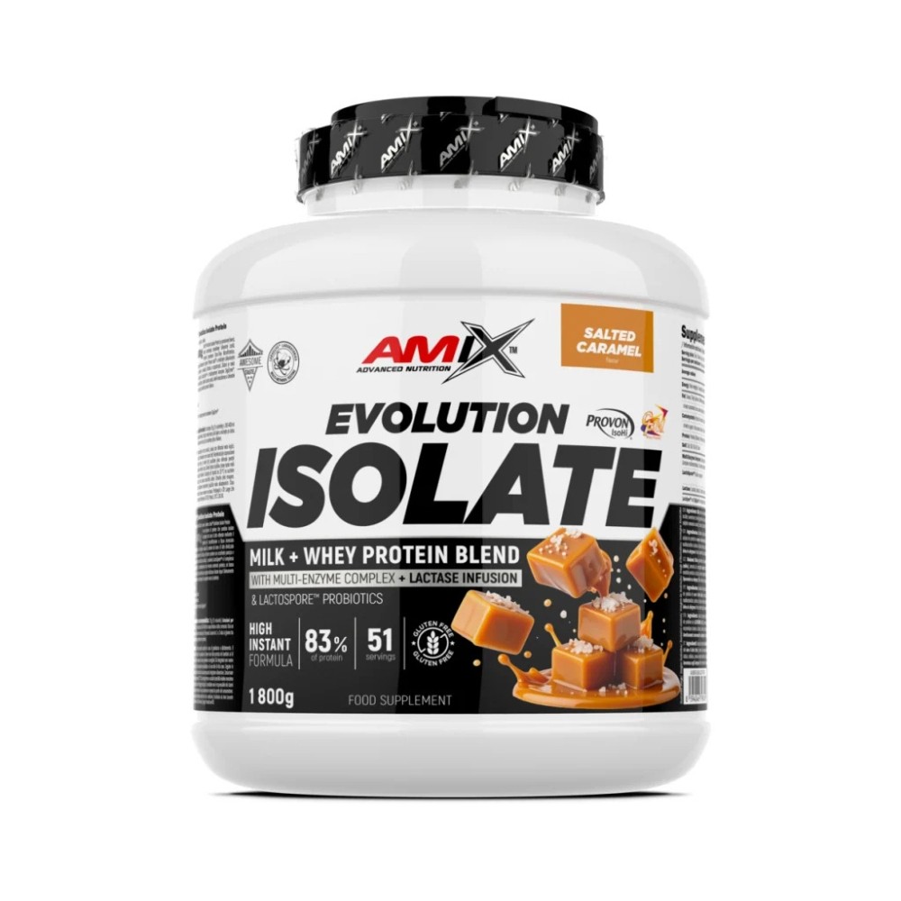 AMIX EVOLUTION ISOLATE PROTEIN 1.8KG CARAMELO SALA