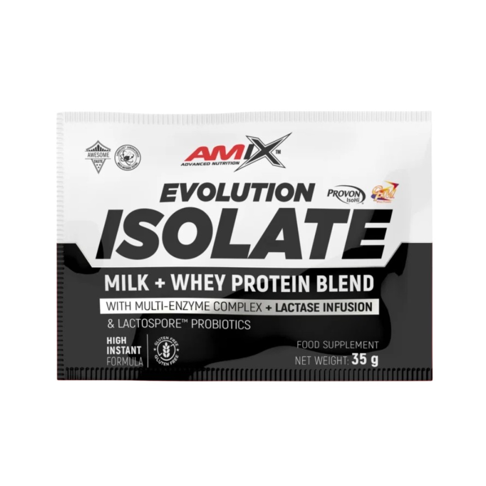 AMIX UNIDOSIS EVOLUTION ISOLATE 35GR BOMBÓN CRUJIE