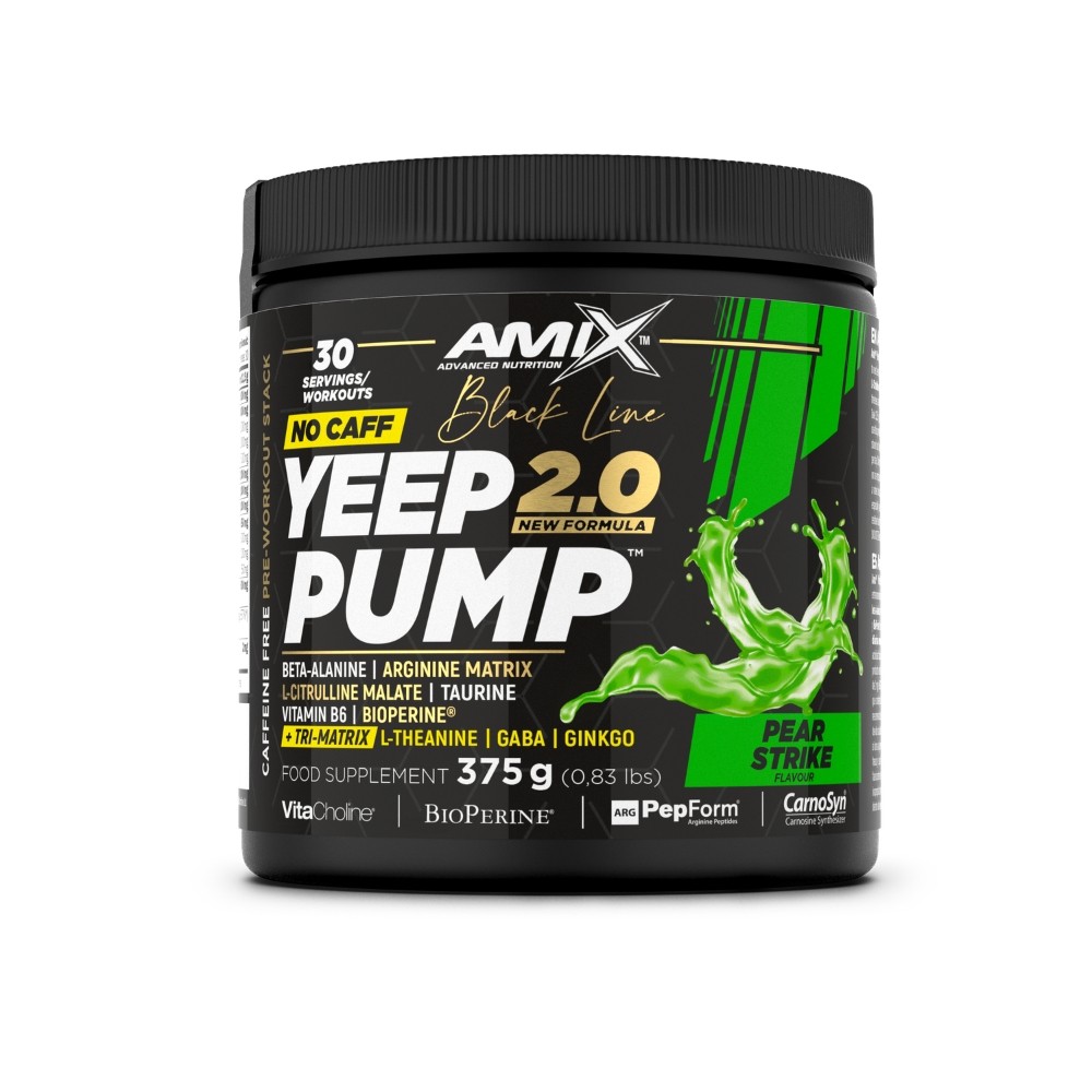 AMIX BLACK YEEP PUMP 2.0 NO CAFF. 375GR PEAR STRIK