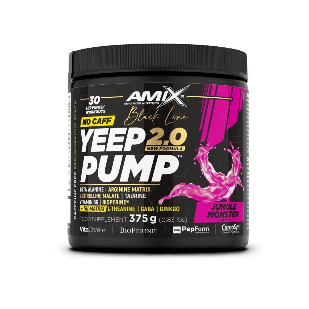 AMIX BLACK YEEP PUMP 2.0 NO CAFF. 375GR JUNGLE MON