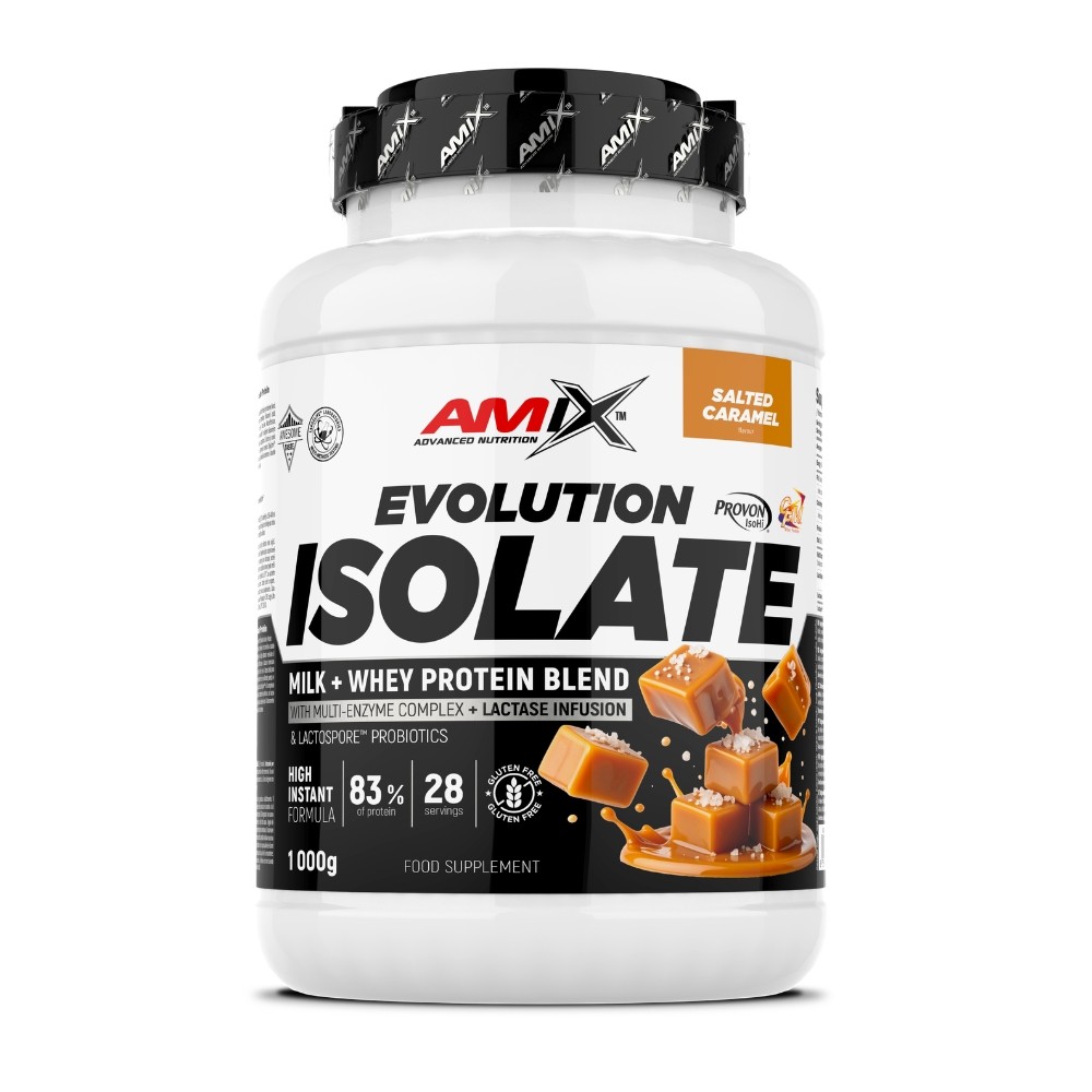 AMIX EVOLUTION ISOLATE PROTEIN 1KG CARAMELO SALADO