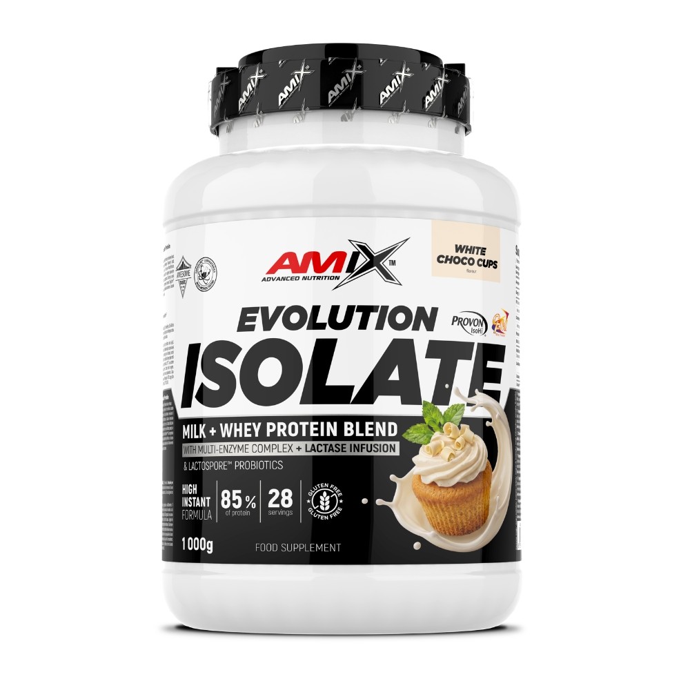 AMIX EVOLUTION ISOLATE PROTEIN 1KG CHOCO BLANCO