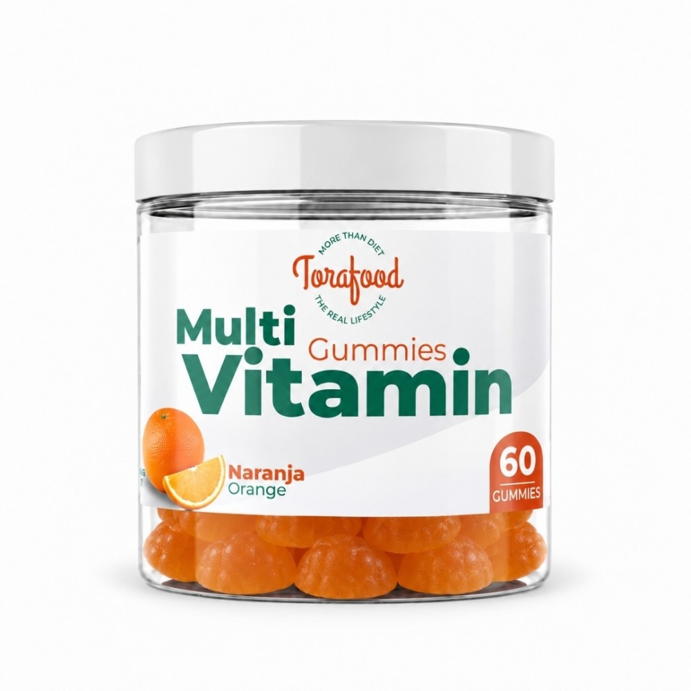 TORAFOOD GUMMIES MULTIVITAMIN 60GOMINOLAS NARANJA