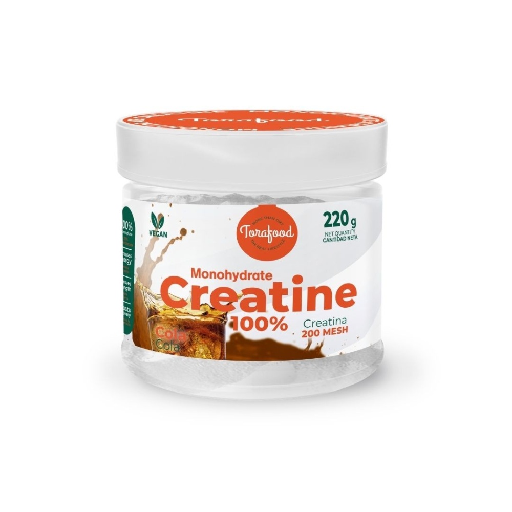 TORAFOOD CREATINE MONOHYDRATE 220G COLA