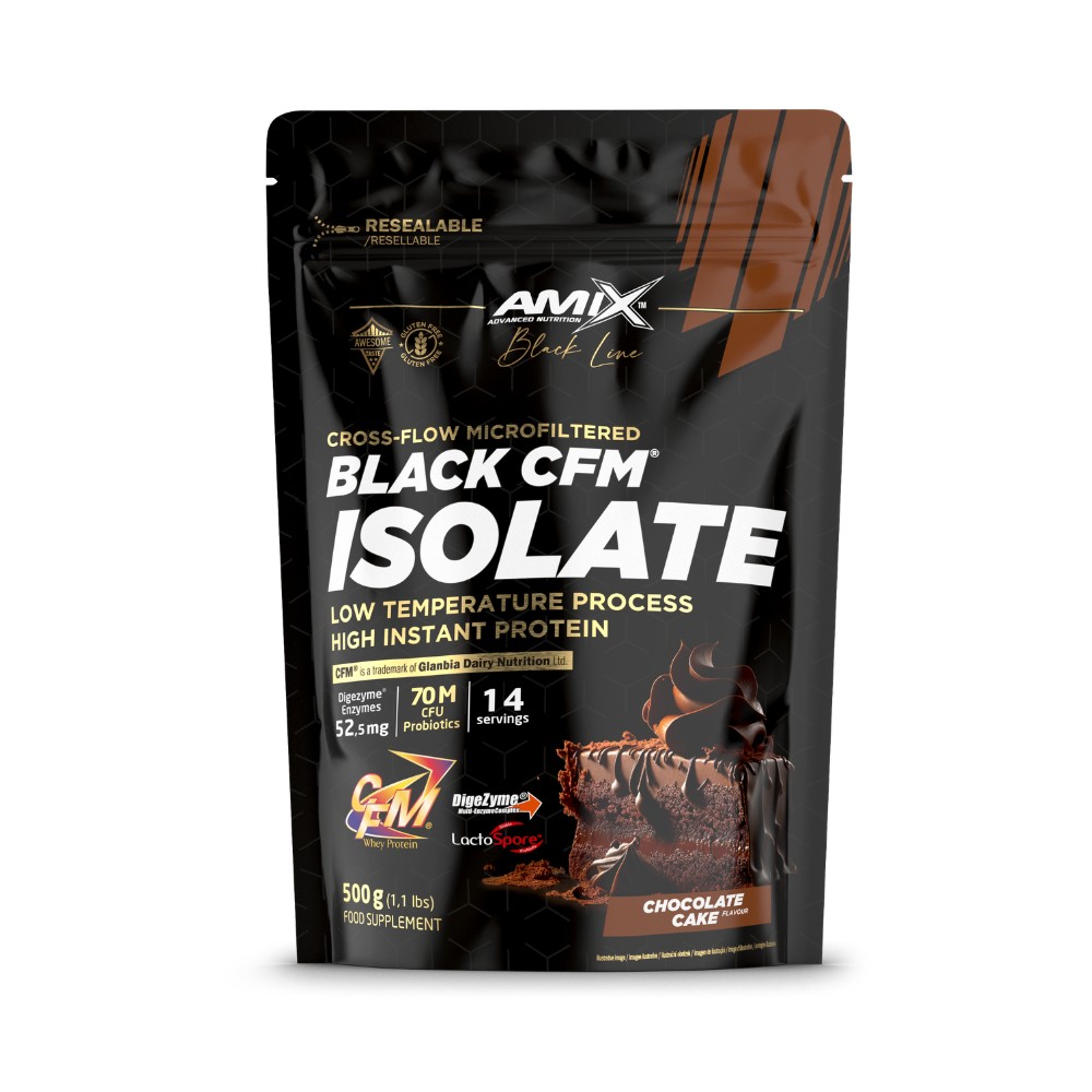 AMIX BLACK CFM ISOLATE 500G TARTA DE CHOCOLATE