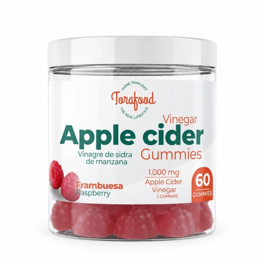TORAFOOD GUMMIES APPLE CIDER 60GOMINOLAS FRAMBUESA