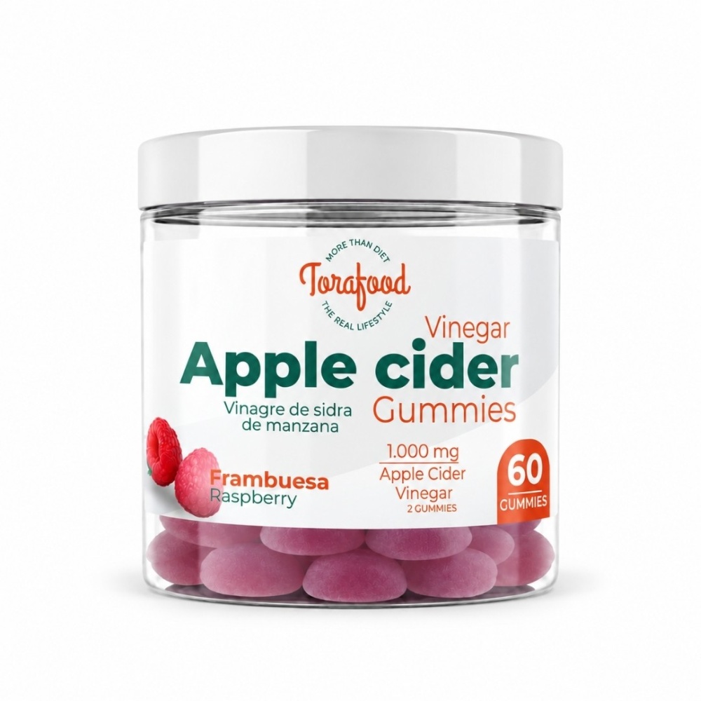 TORAFOOD GUMMIES APPLE CIDER 60GOMINOLAS FRAMBUESA