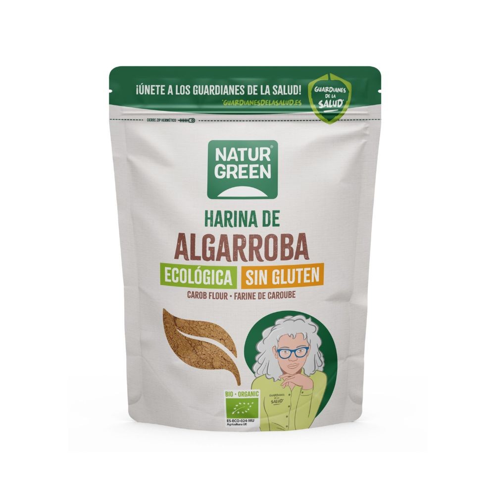 NATURGREEN HARINA ALGARROBA SIN GLUTEN Bio 500g