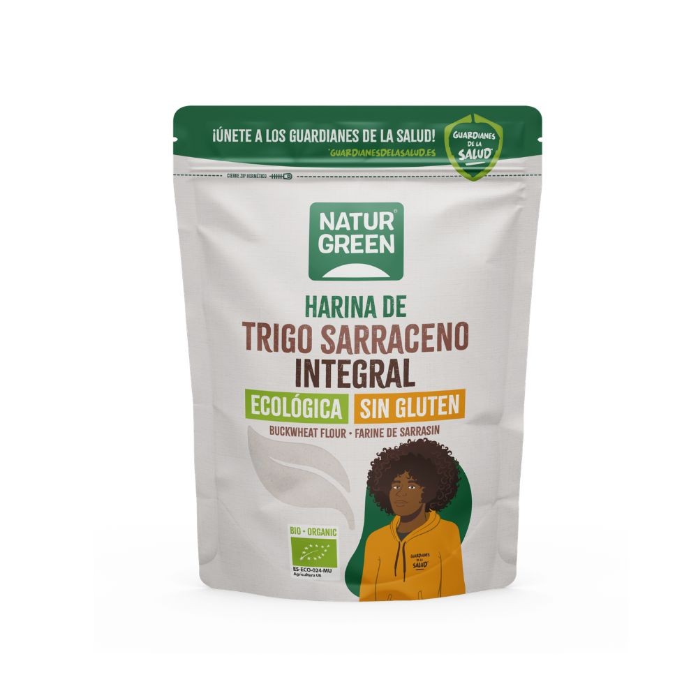 NATURGREEN HARINA TRIGO SARRACENO S/GL 500g