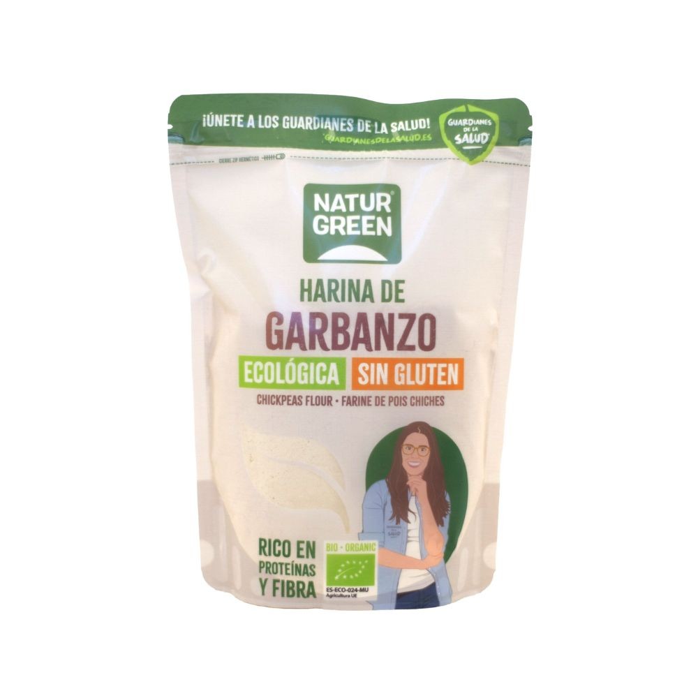NATURGREEN HARINA GARBANZOS SIN GLUTEN Bio 500g