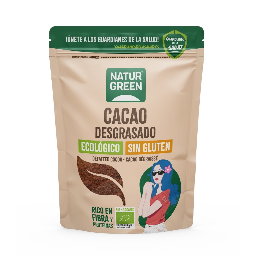 NATURGREEN CACAO DESGRASADO BIO 225g